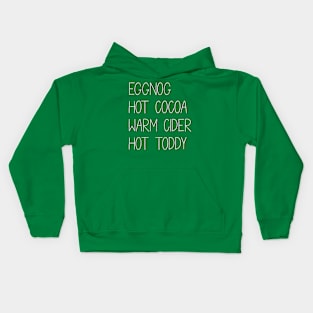 Christmas Drinks Kids Hoodie